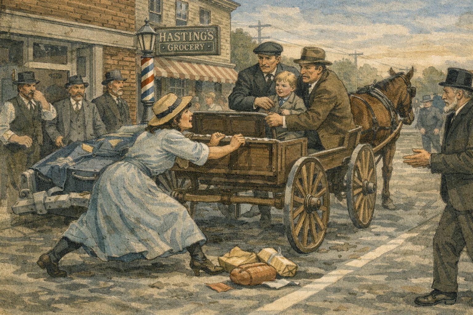 Revolver Brandished After Assault & Abduction in Holton Child Custody Dispute-This Day in Norwood History-April 13, 1900