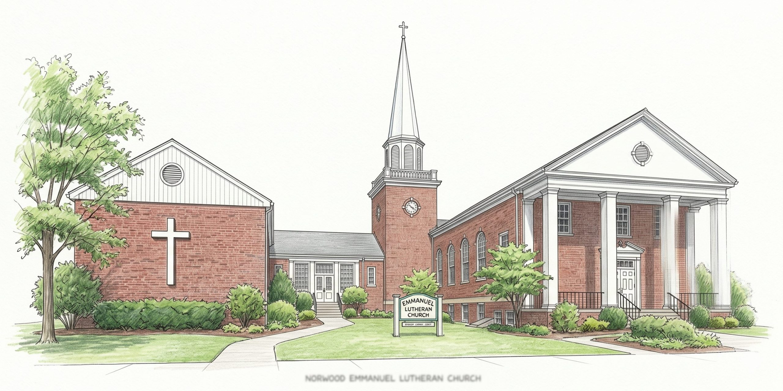Emmanuel Lutheran Church Breaks Ground For Addition-This Day in Norwood History-May 12, 1955