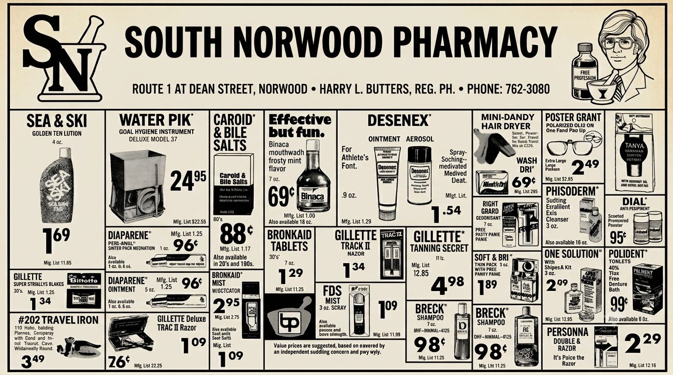 Butters Family Sells Pharmacy-July 20, 1990
