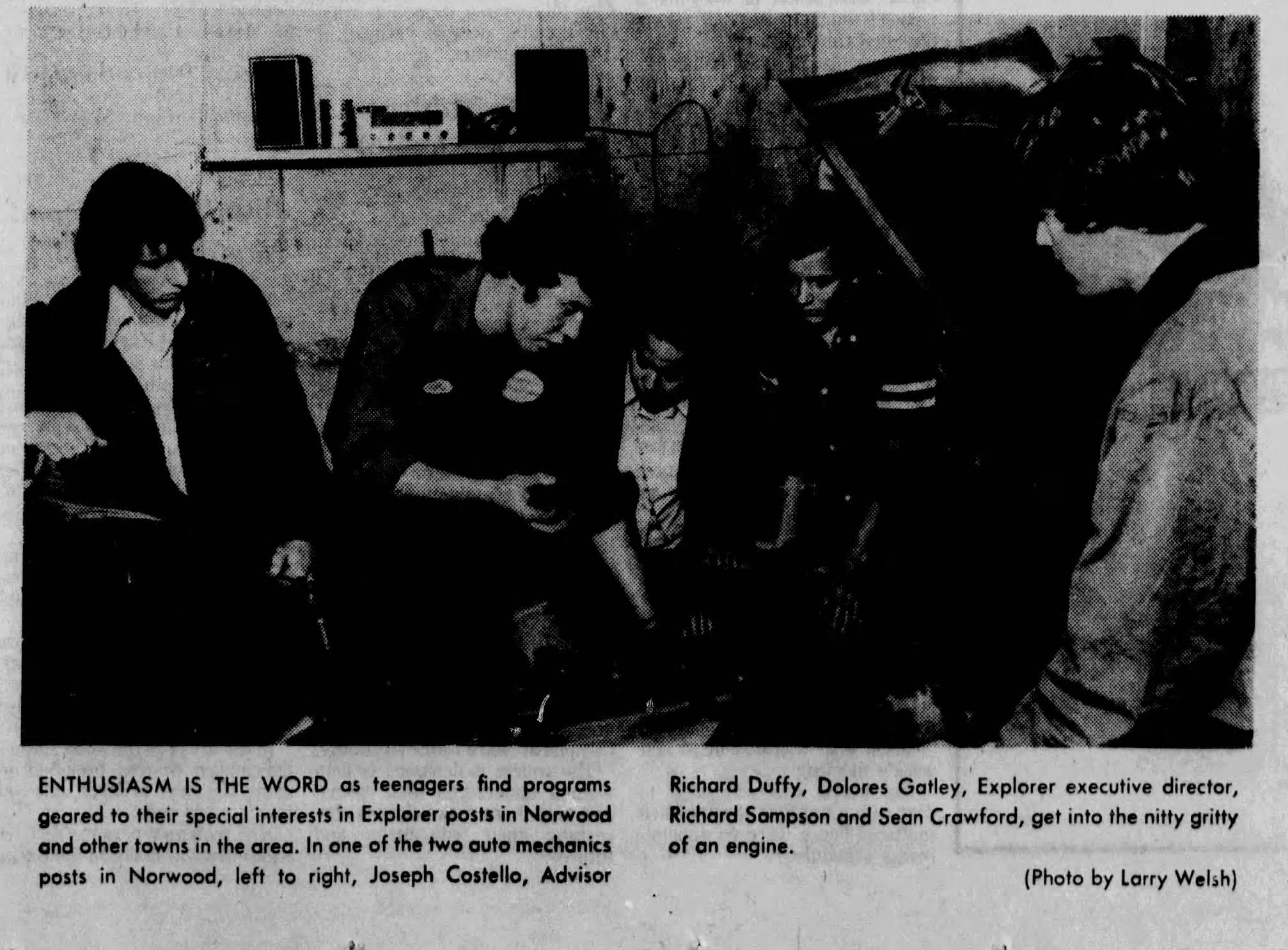 Norwood Explorer Posts Experience Remarkable Growth to Eight Active Chapters-October 22, 1975