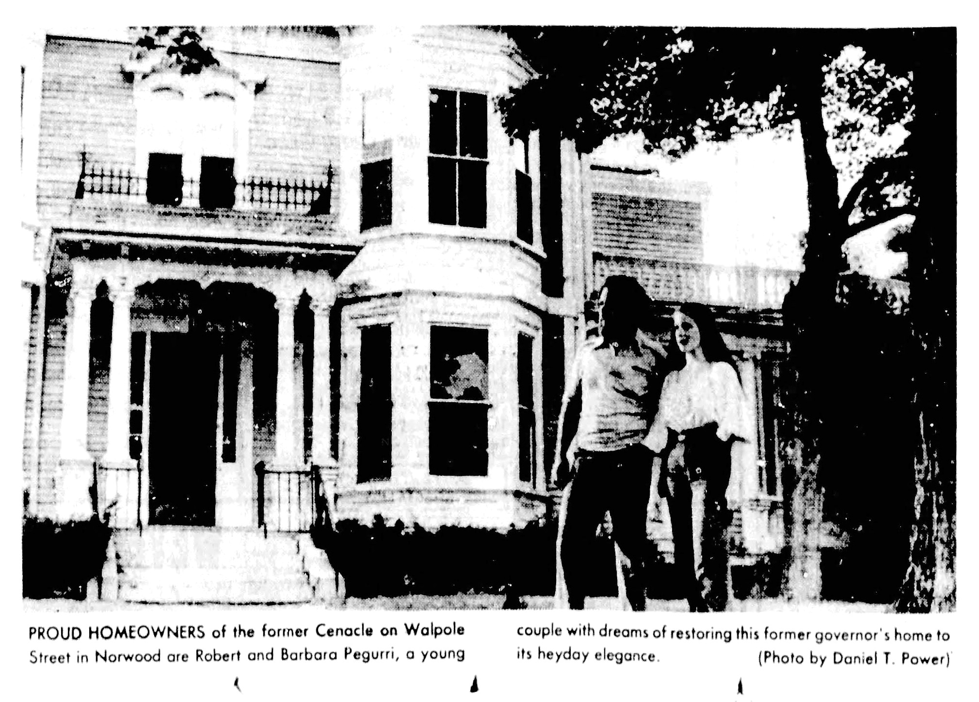 Young Norwood Couple Purchase and Restore Historic “Winslow” Estate-August 9, 1978