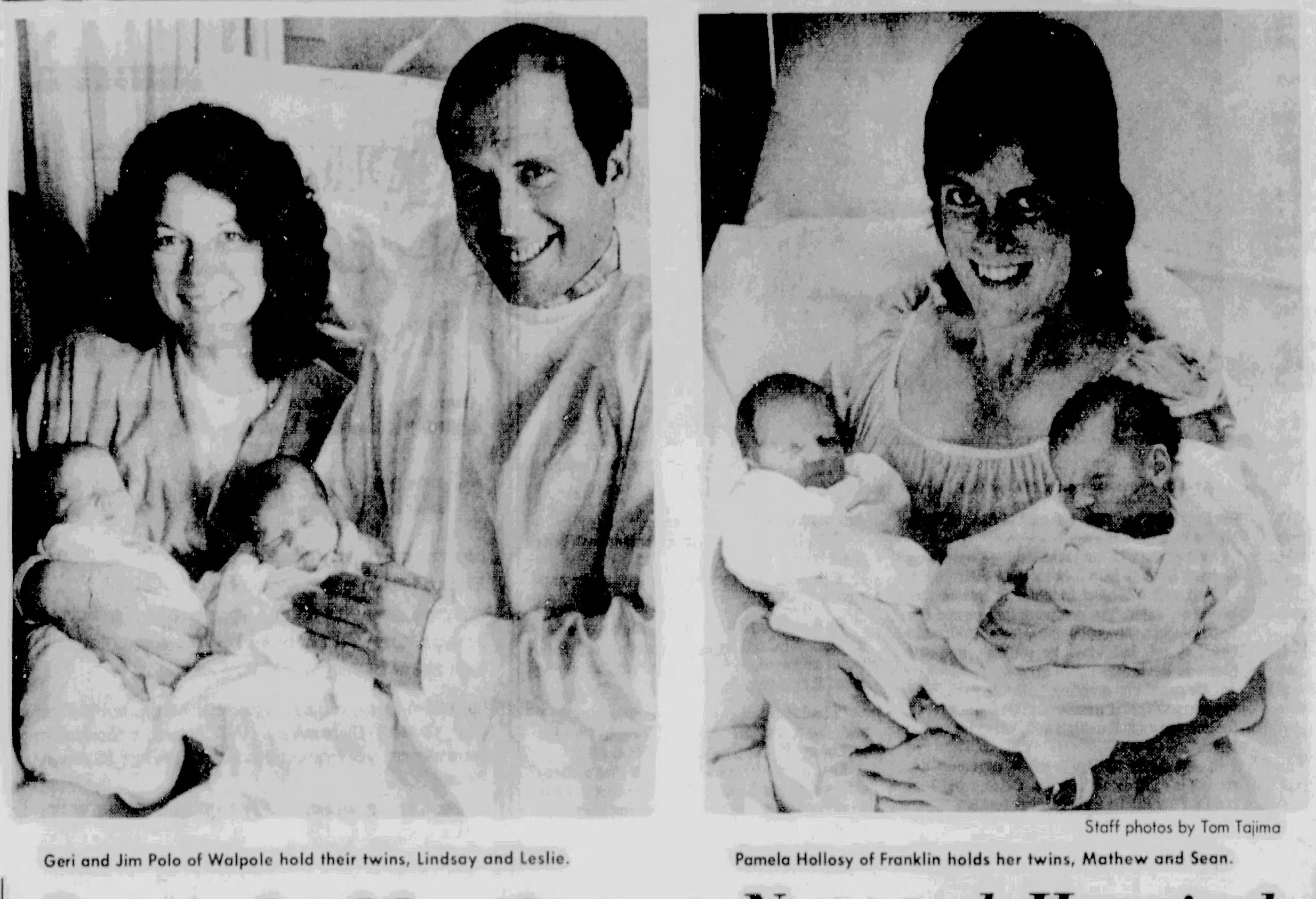Baby Boom Brings Two Sets of Twins to Norwood Hospital Maternity Ward in One Week-August 15, 1981