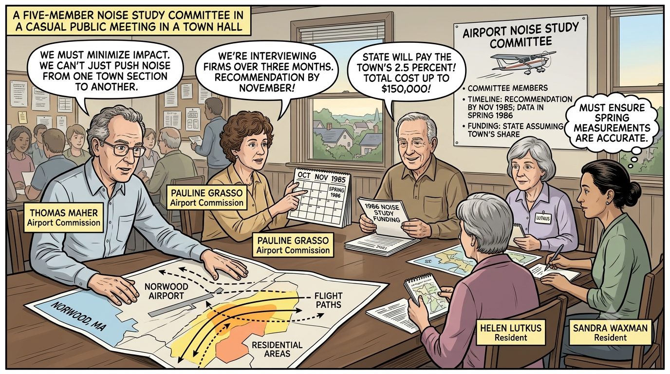 Airport Commission Plans Study of Airplane Noise for 1986-July 17, 1985