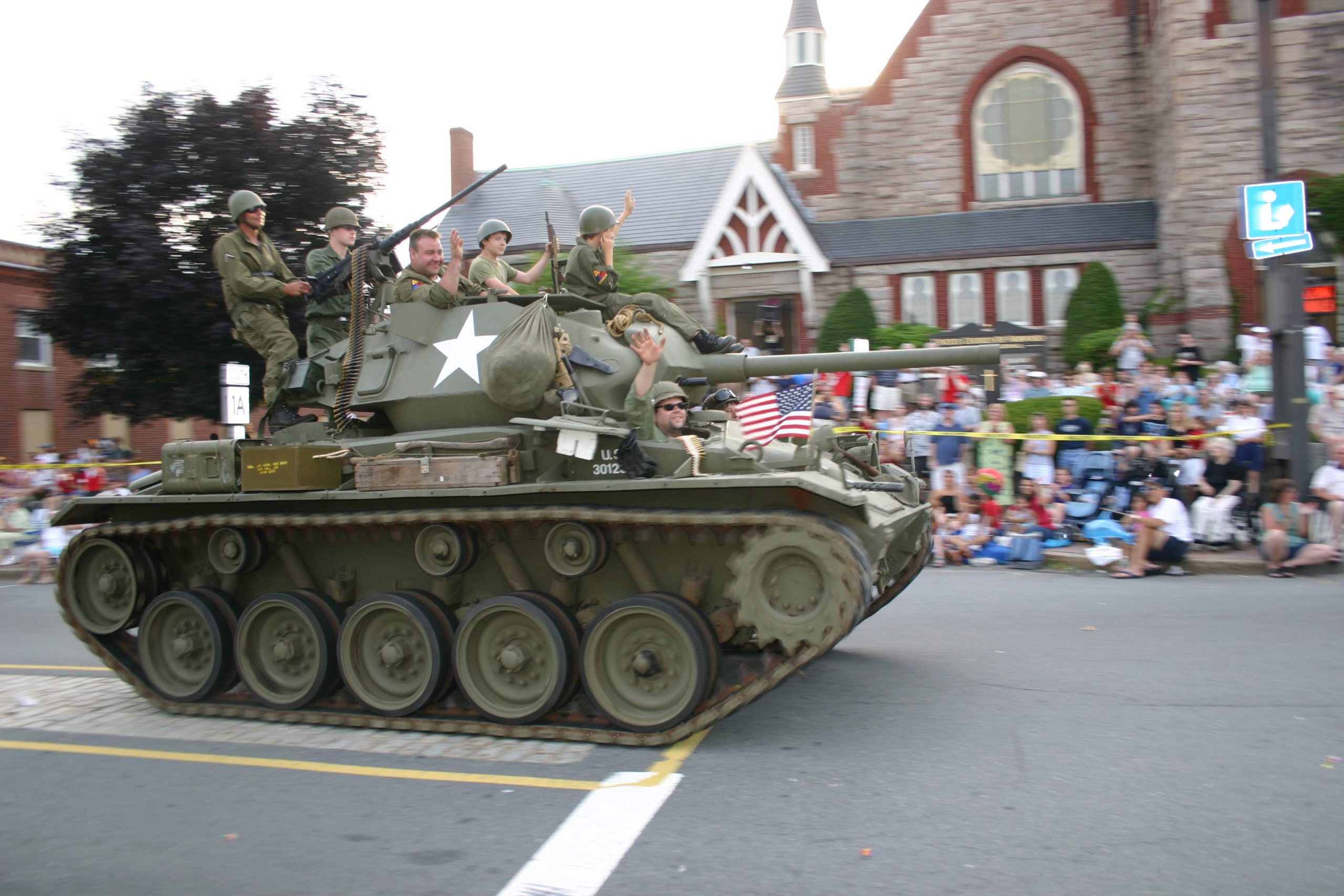 World War II Reenactor Injured During Fourth of July Parade-July 5, 2011