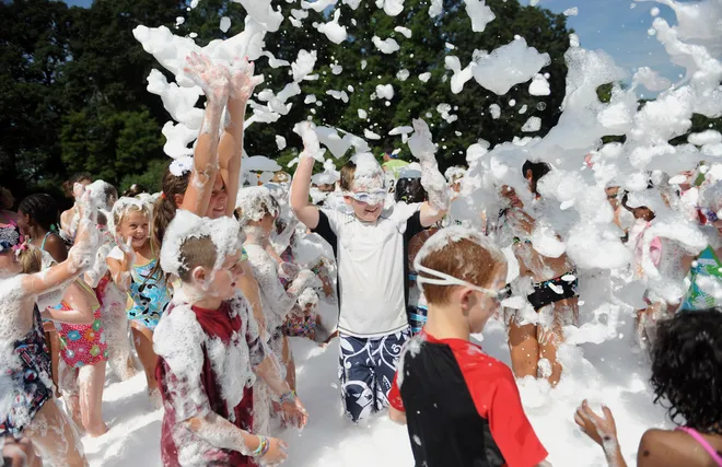 Foam Day at Father Mac’s Camp Brings Joy to Norwood Youth-July 19, 2013