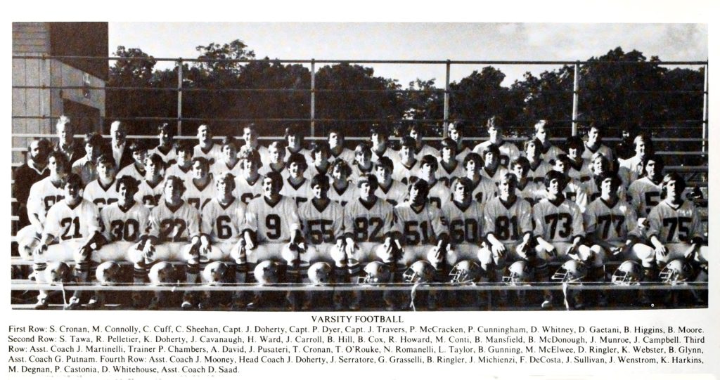 1980-1981 Norwood Mustangs Football Team Photo (1981 TIOT)
