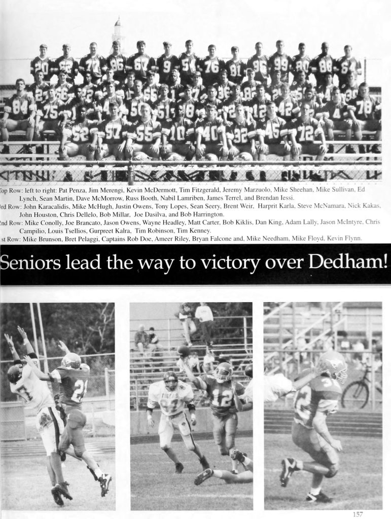 1996-1997 Norwood Mustang Football Team (1997 TIOT)
