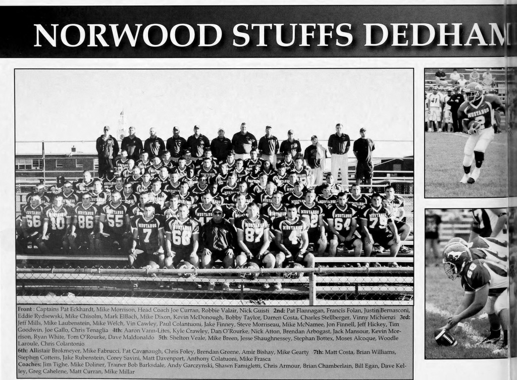 2006-2007 Norwood Mustang Football (2007 TIOT)