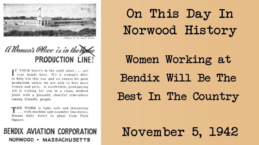 Women Working at Bendix To Be Best In Country-November 5, 1942