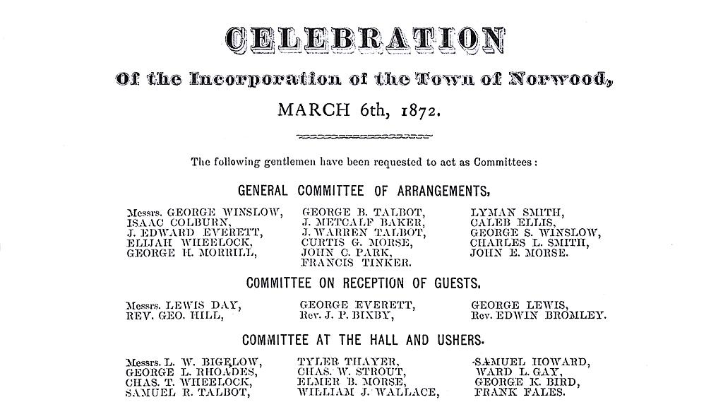 Norwood Incorporation Celebration