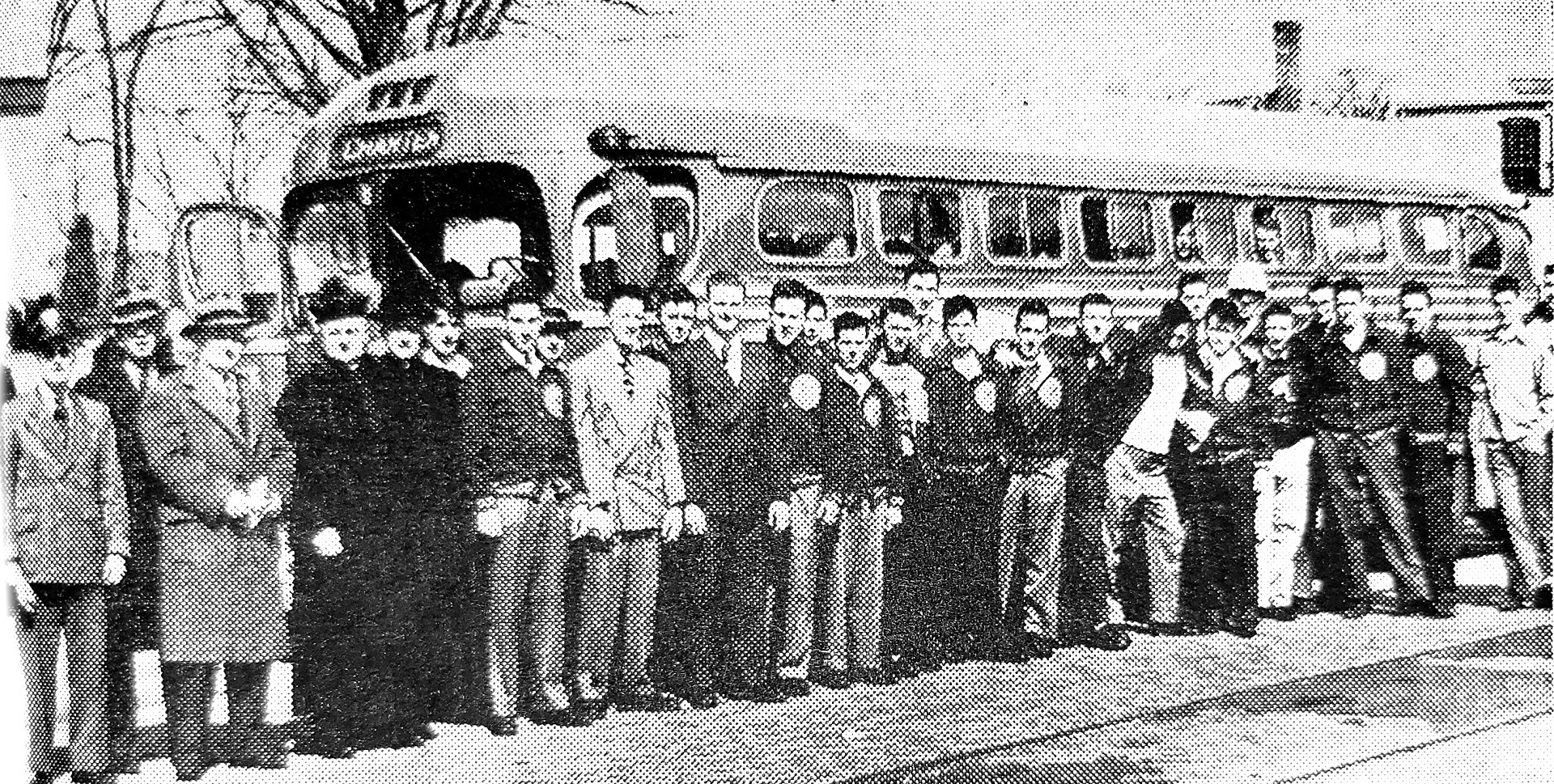 Norwood Contingent Off For Big New York Parade-March 17, 1950