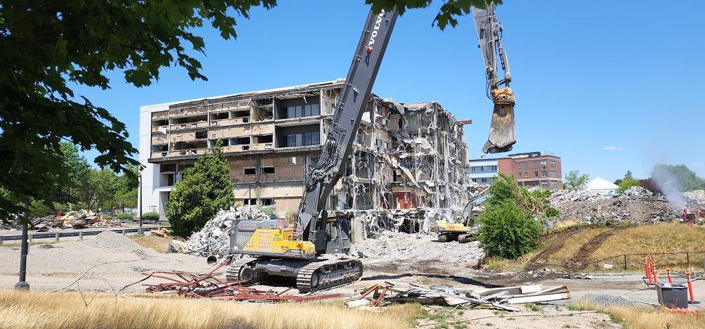 Norwood Hospital Demolition-July 15, 2022