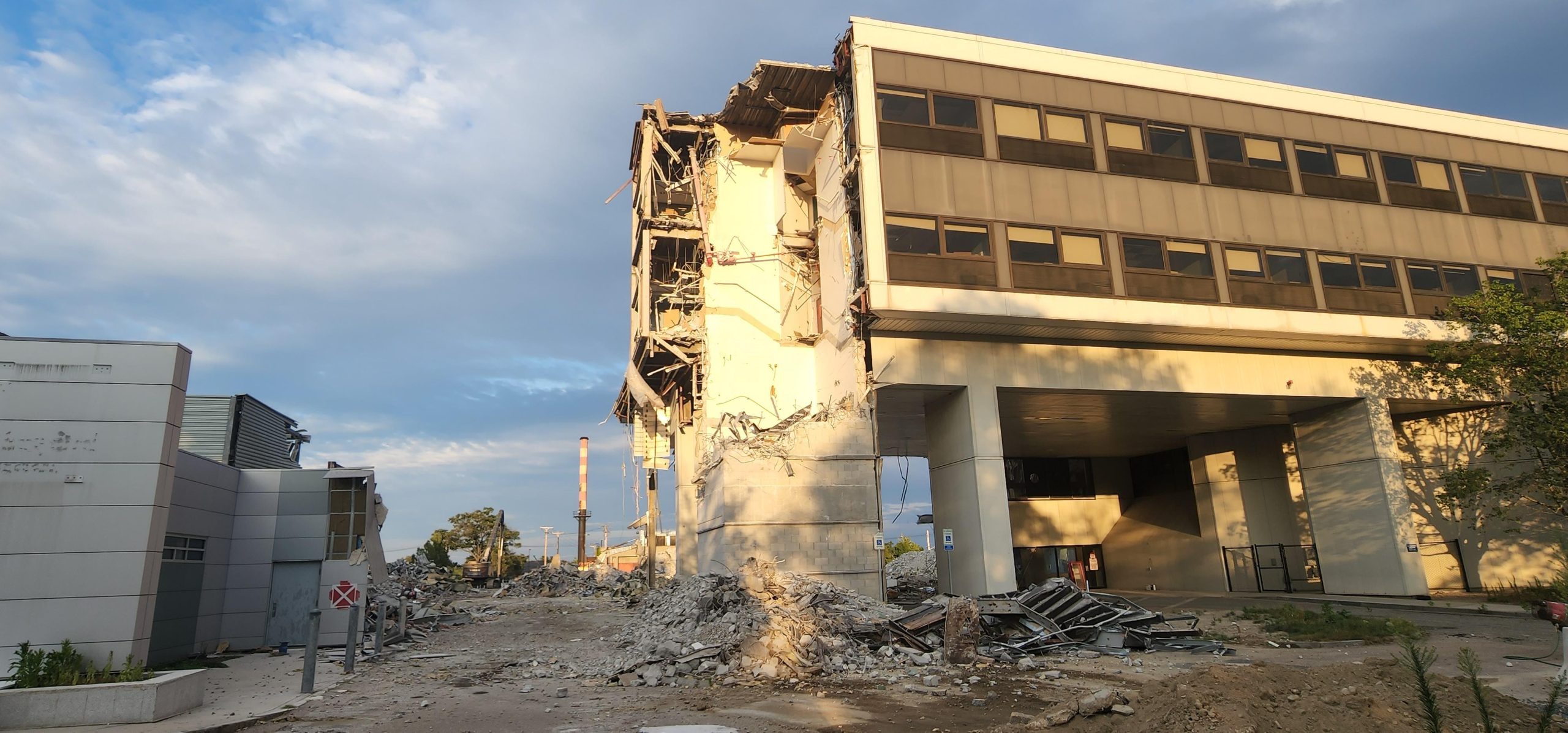 Norwood Hospital Demolition-July 29, 2022