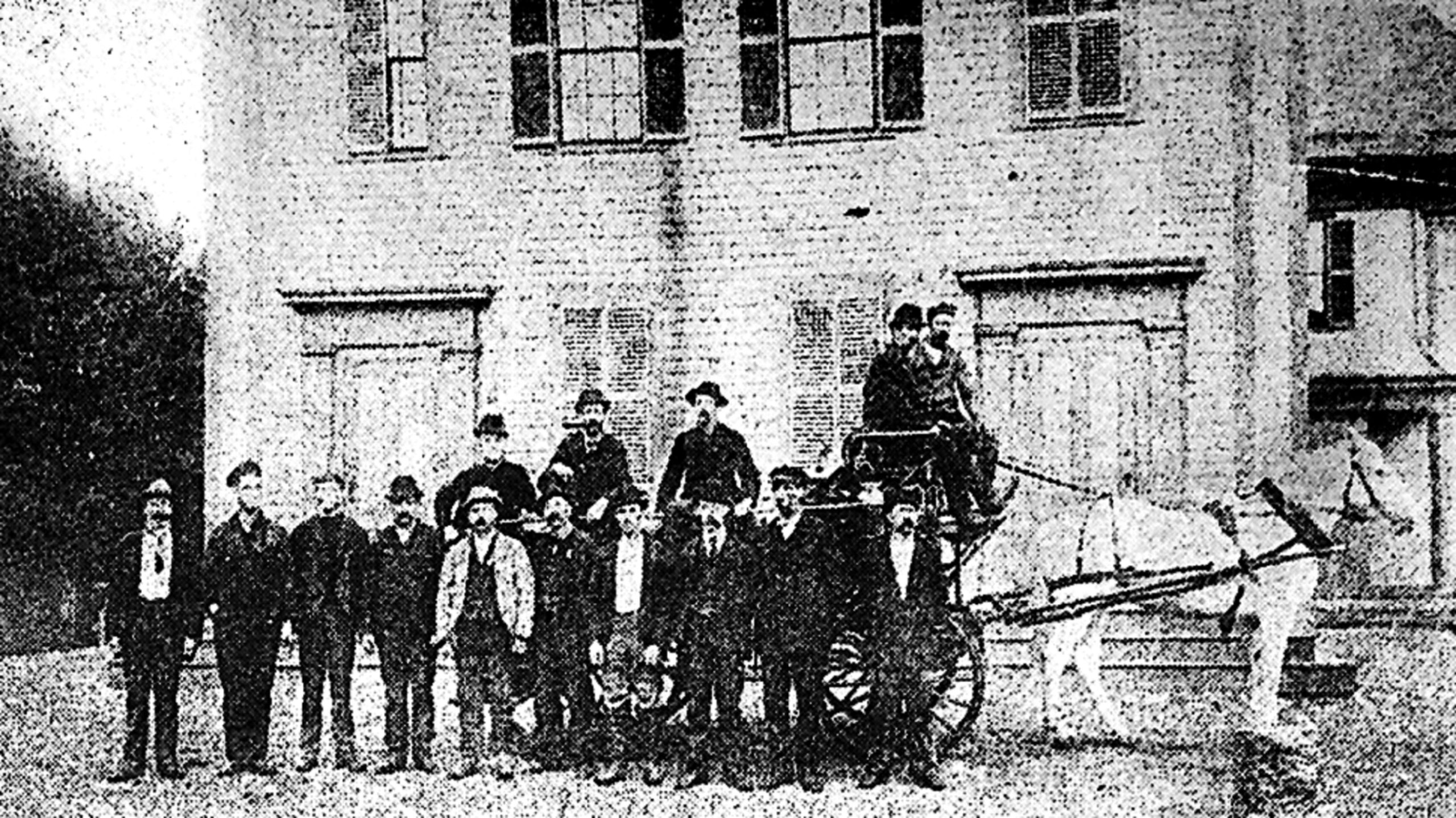 Chief Boyden and Michael Dyer Given Gold Badges For 50 Years Service-This Day In Norwood History-March 6, 1923