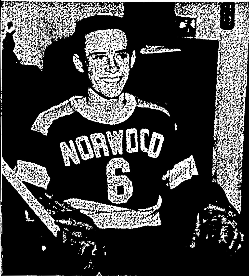Mike Graney Big Spark For Hilltop Hockey Success-February 24, 1955