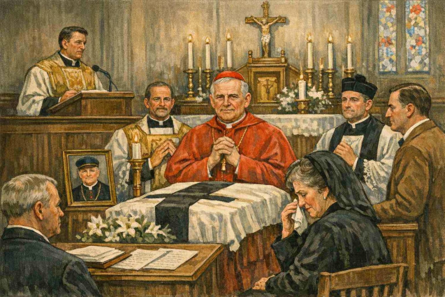 Rev. W.E. Keating Dies-April 20, 1958