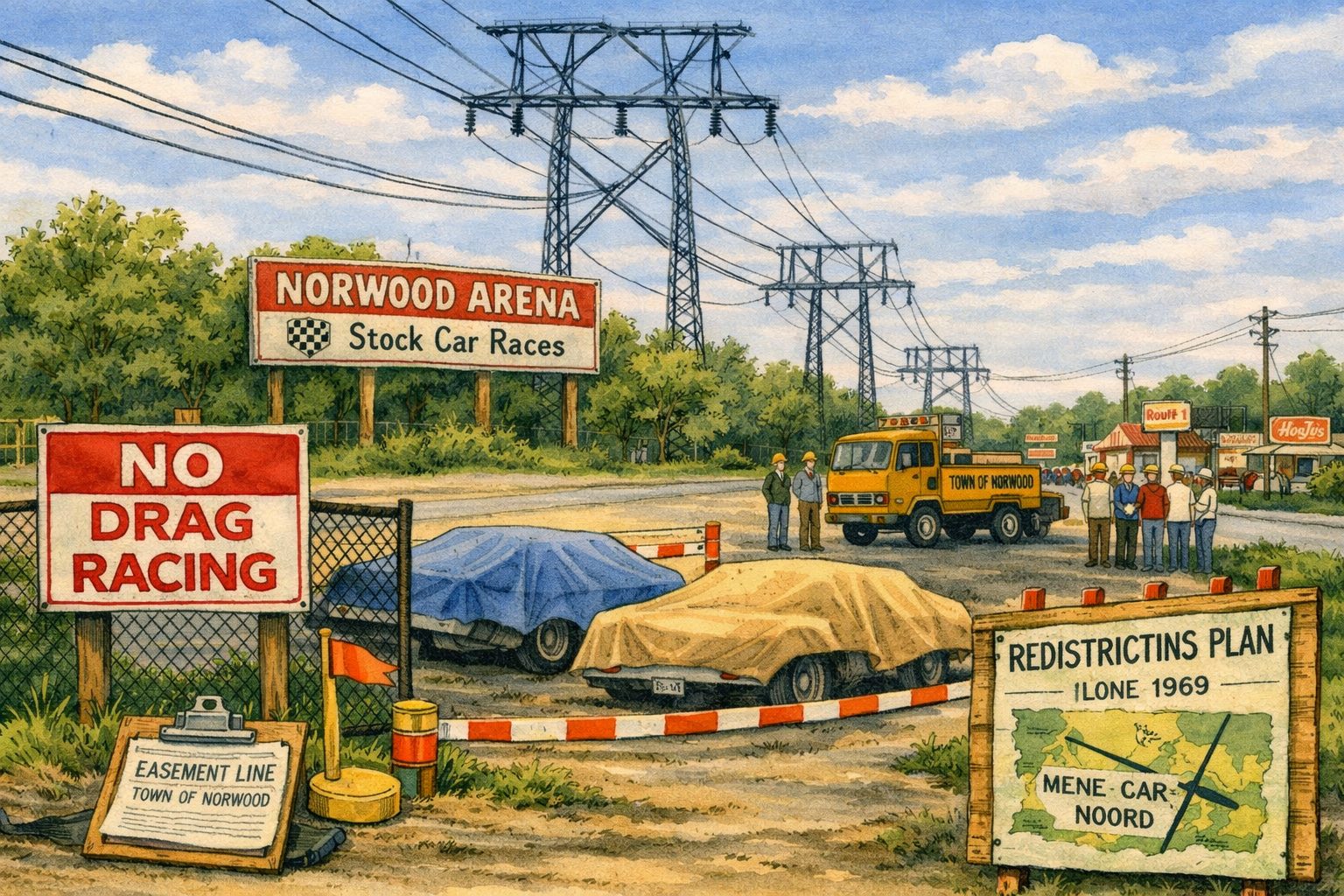 Racing Enterprise Threatens Legal Action Over Easement and Drag‑Racing Ban-June 12, 1969