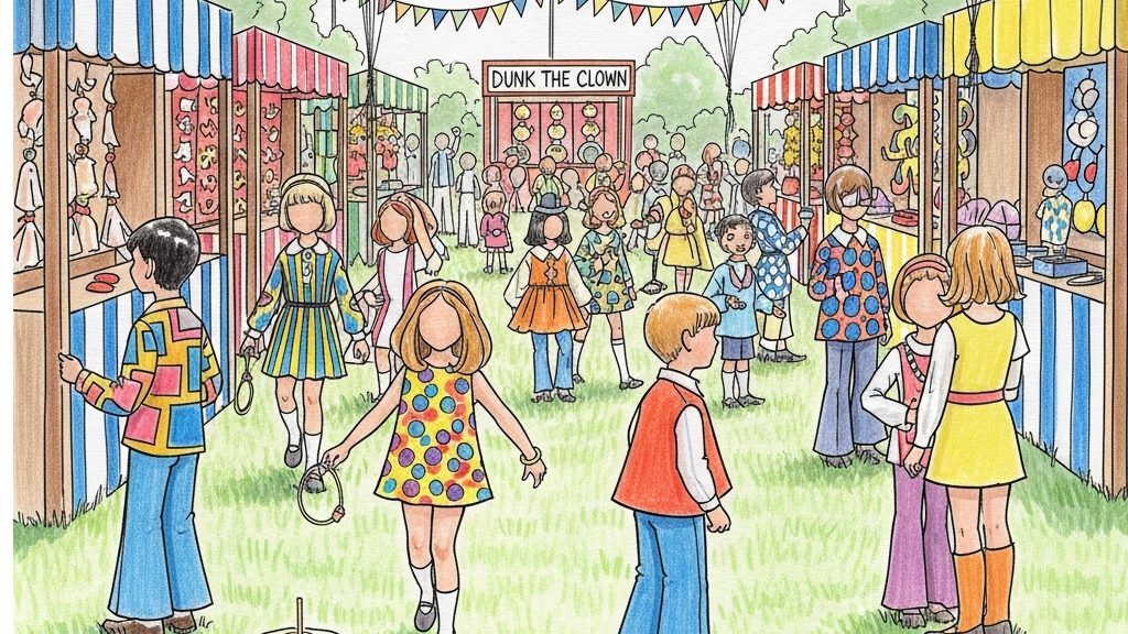 Mod Theme For Norwood Church Fair-May 25, 1968