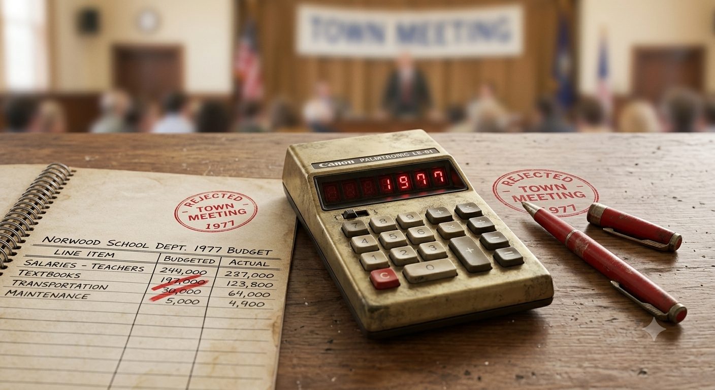 School Committee Weighs Budget Cuts, Teacher Layoffs, and August Town Meeting-July 28, 1977