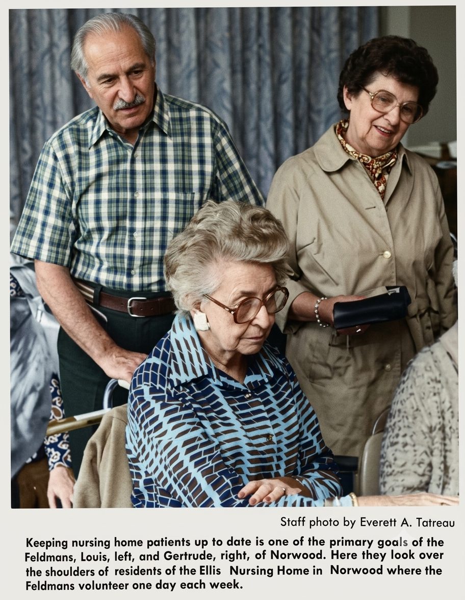 Norwood Couple Gertrude and Louis Feldman Prove Retirement is for Achieving-August 4, 1981