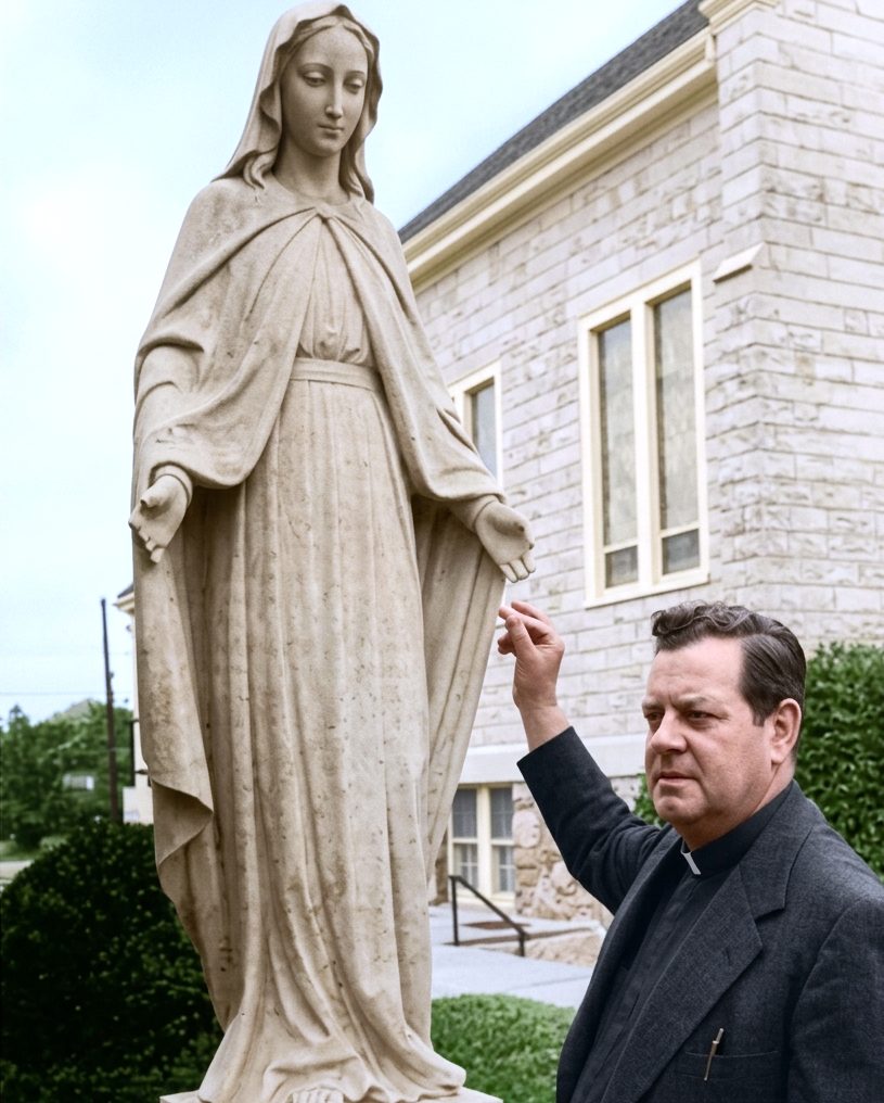 Vandalism of Blessed Mother Statue at St. Peter’s Catholic Church in South Norwood Appalls Parishioners-August 1, 1979