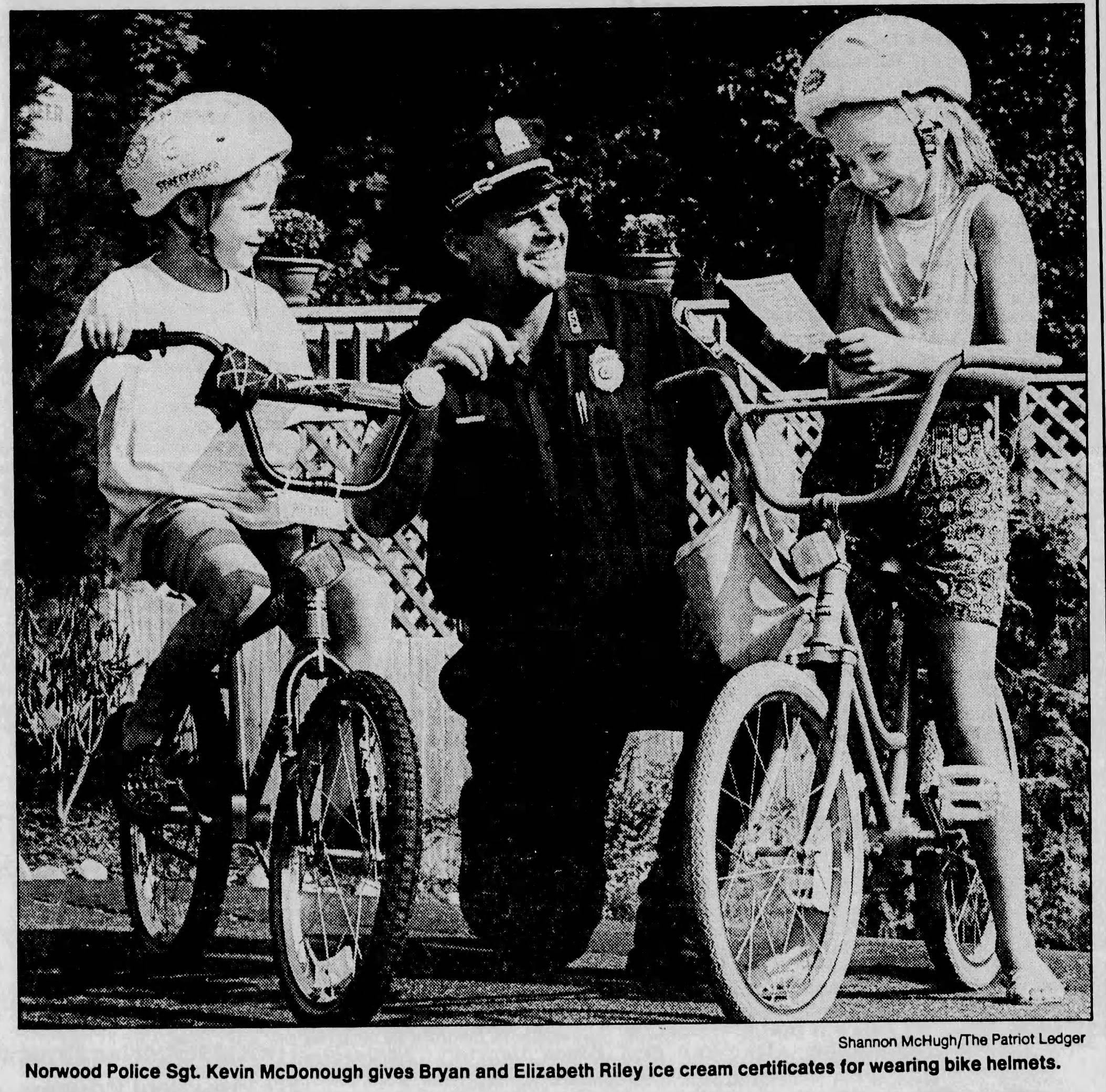 “Conehead” Program Rewards Children with Free Ice Cream for Wearing Bicycle Helmets-August 24, 1993
