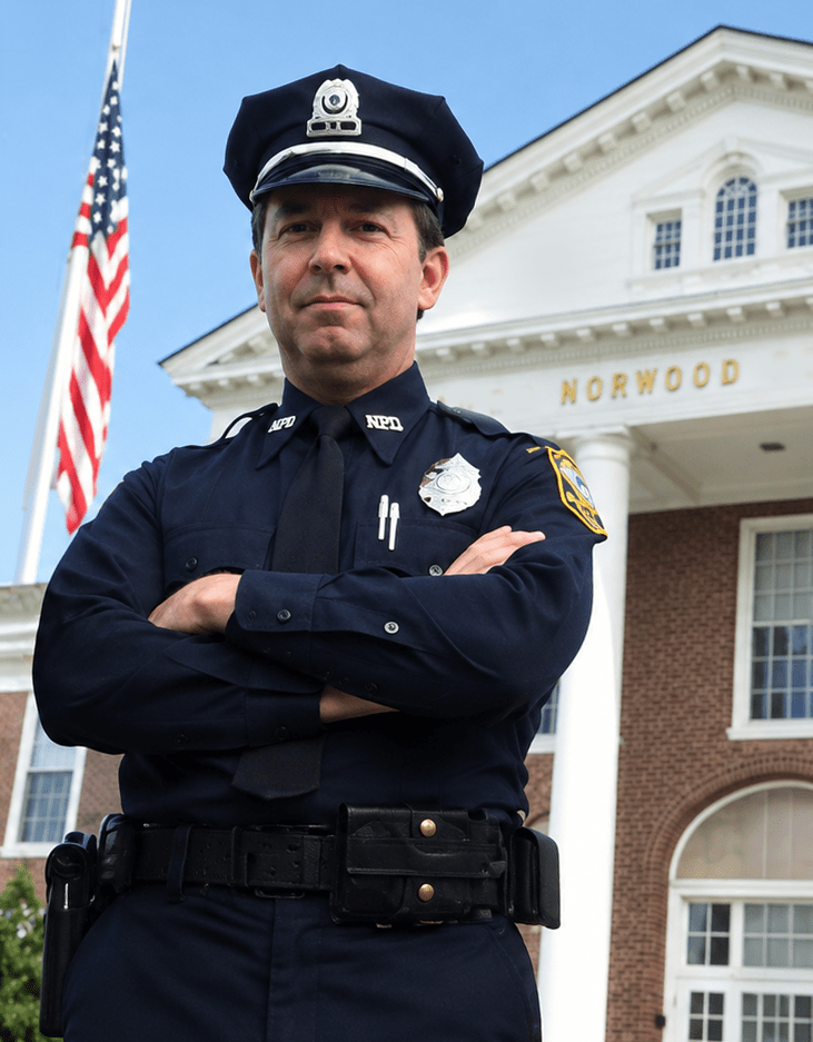 Second-Generation Officer Paul Bishop Praises Norwood’s Community Services and Quality of Life-September 22, 1994