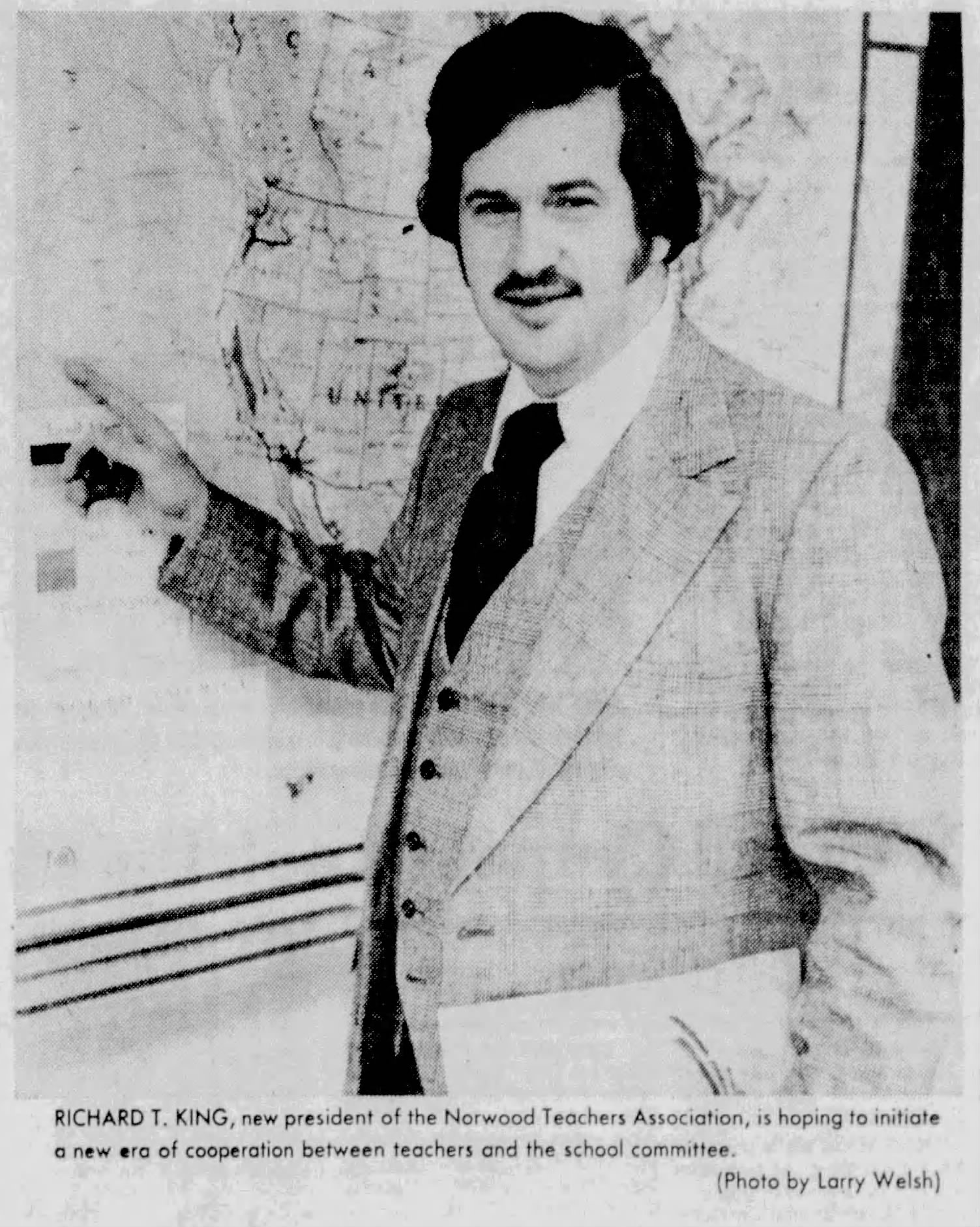 New Teachers Association President Richard T. King Focuses on Students and Educational Priorities Over Dollars-September 25, 1977