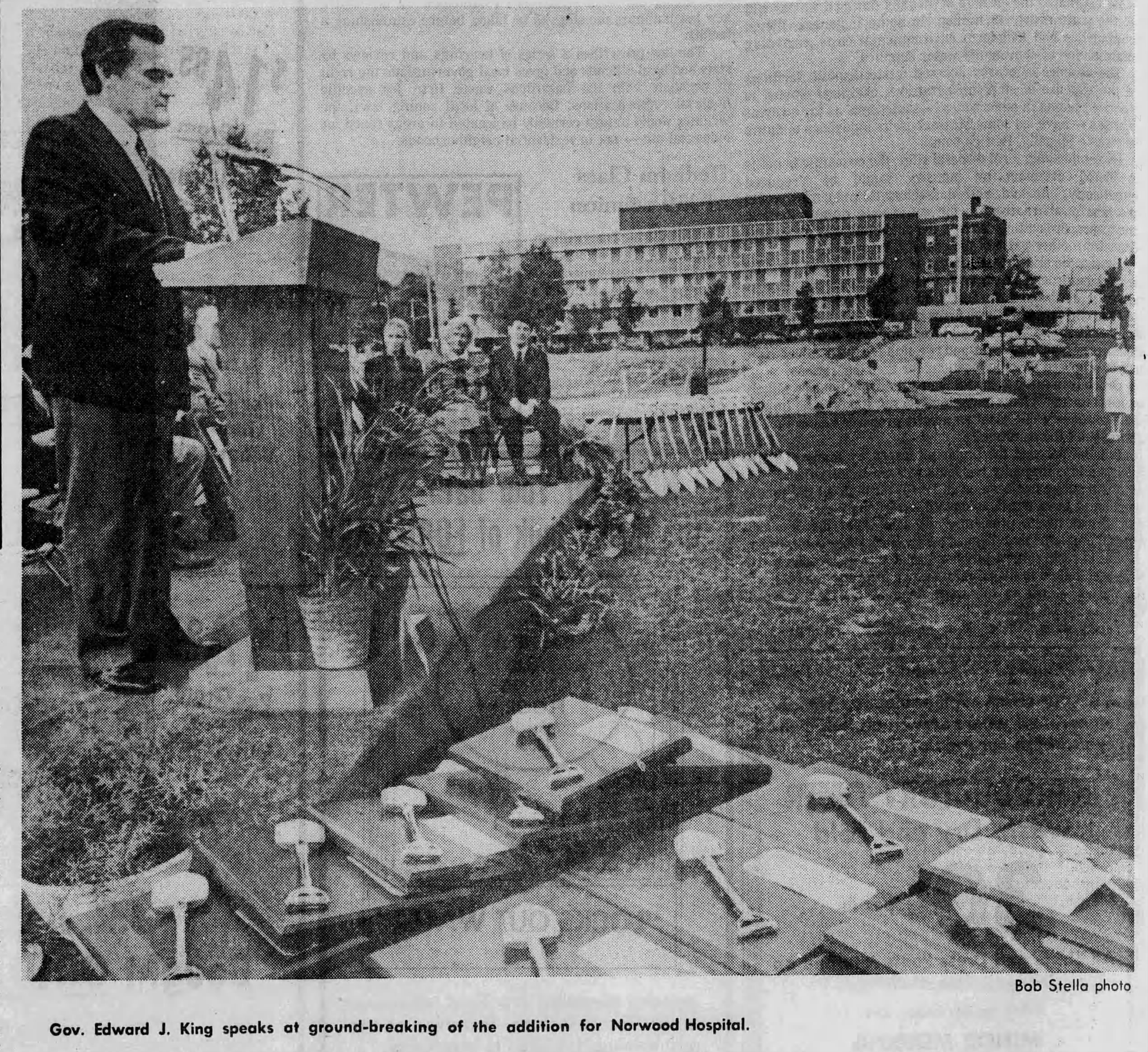 Groundbreaking Held for $28 Million Norwood Hospital Addition After Decade of Planning-September 28, 1981