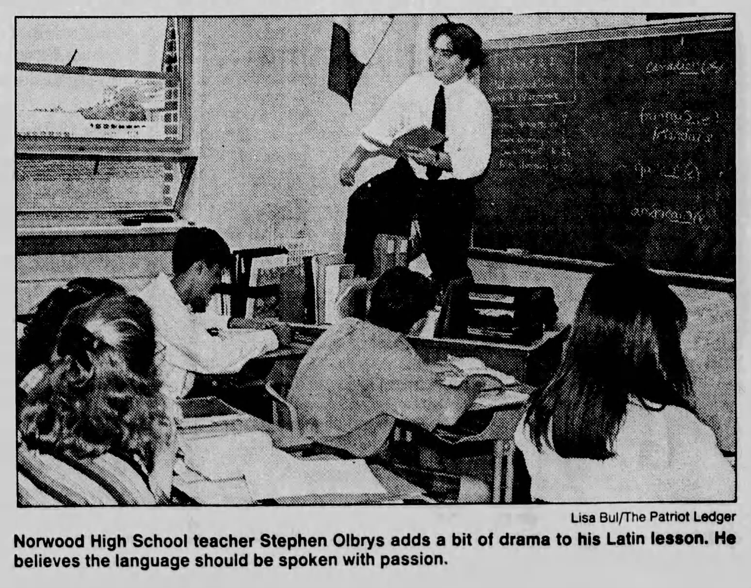 Norwood High School Revives Latin Classes After Nearly a Decade-September 26, 1994