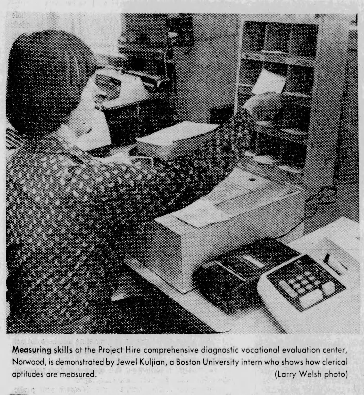 Project Hire on Davis Avenue Offers Comprehensive Diagnostic Vocational Evaluation-October 22, 1980
