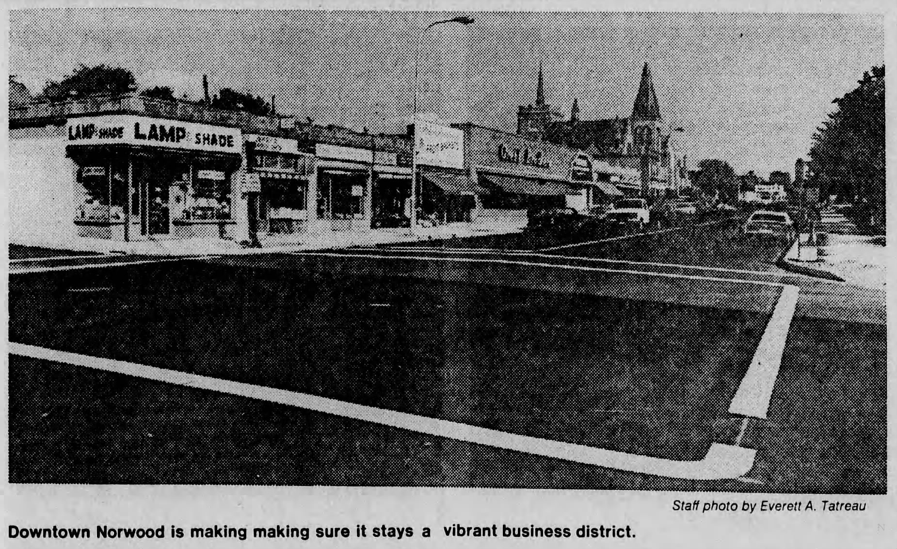 Norwood Center Undergoes $2 Million Downtown Revitalization to Counter Suburban Mall Competition-October 31, 1983