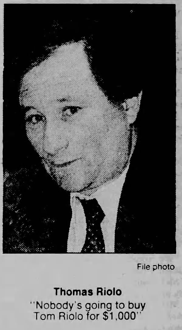 Thomas Riolo Defends Auto Dealer Campaign Contributions Amid Criticisms from Incumbent William Keating-October 12, 1988