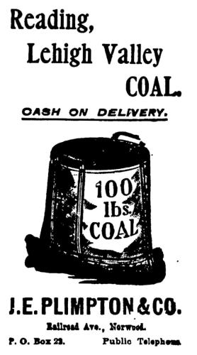 1903-01-09 J. E. Plimpton Coal Ad-4k